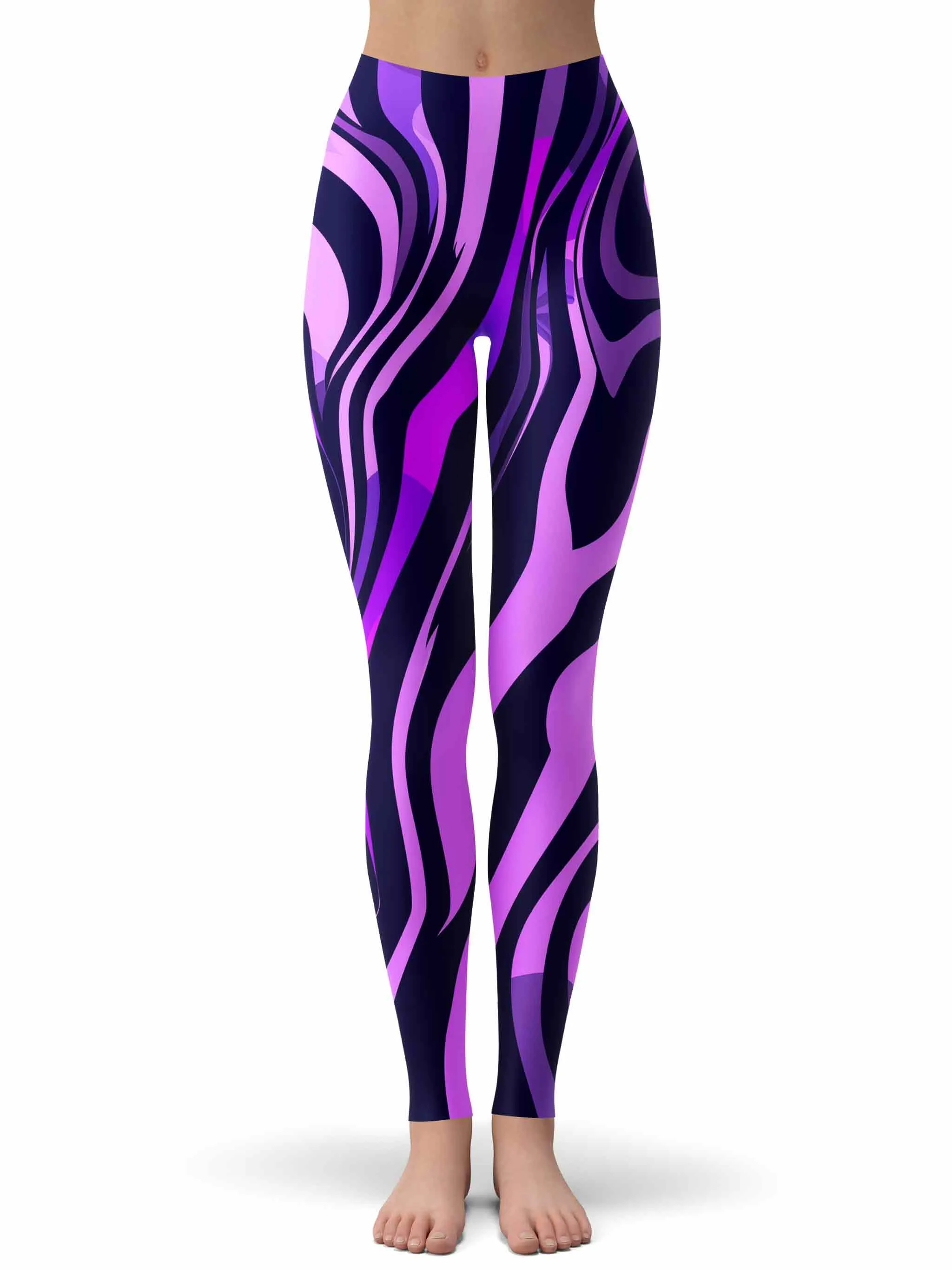 Noir Stripes Leggings